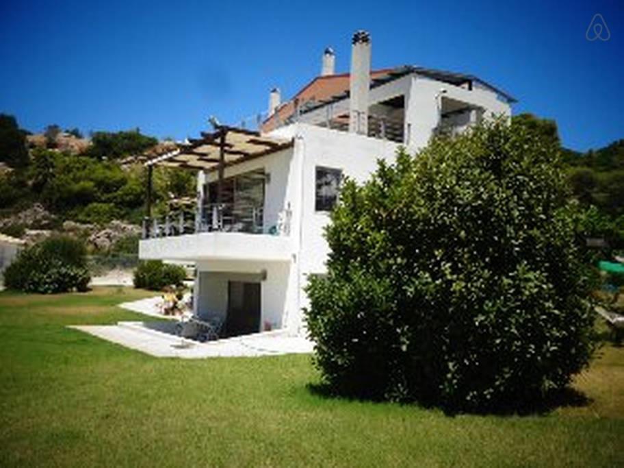 Vila Marvelous House By The Sea Jezero Vouliagmenis Exteriér fotografie